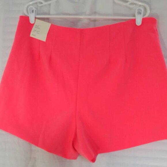 Short shorts for women, elasticated, pink, size 16 - Picture 2 of 6